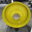 16"W x 46"D, John Deere Yellow 10-Hole Formed Plate , -6.88" Offset