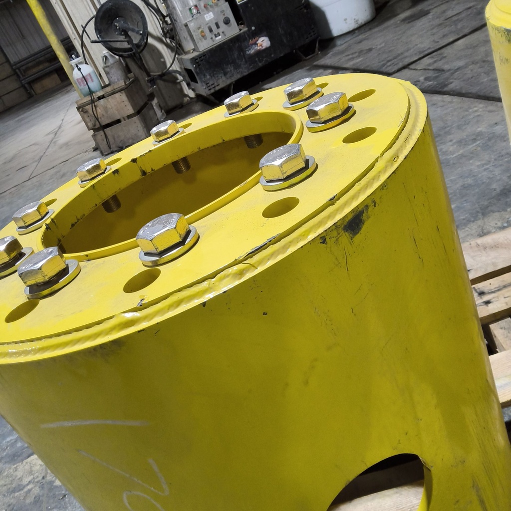 12 to 10-Hole 20"L Hub Extension, John Deere Yellow