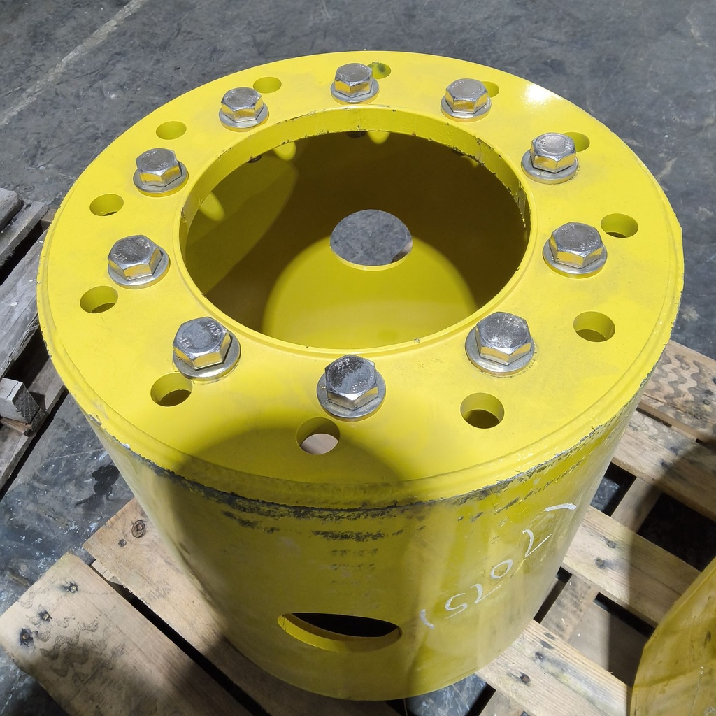 12 to 10-Hole 20"L Hub Extension, John Deere Yellow