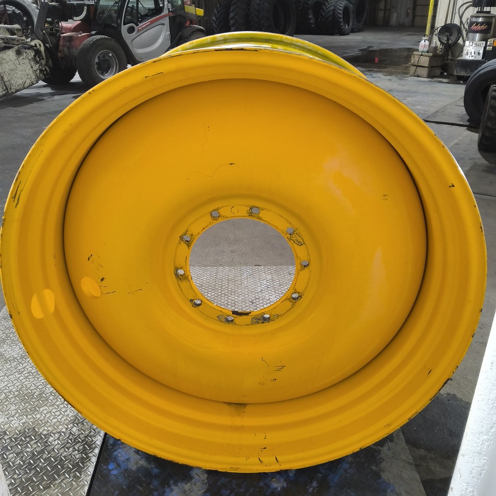 25"W x 46"D, Hagie Orange 10-Hole Formed Plate , -5.94" Offset