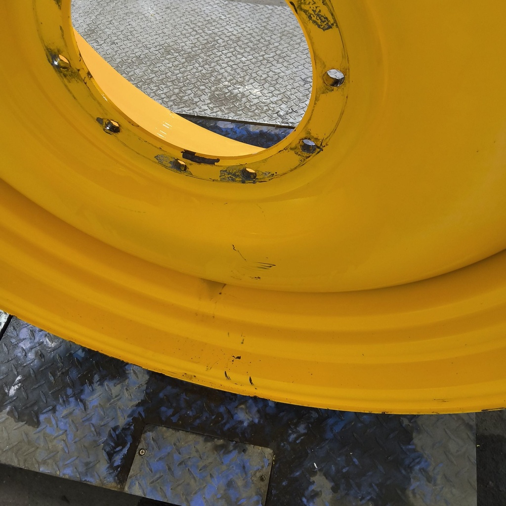 25"W x 46"D, Hagie Orange 10-Hole Formed Plate , -5.94" Offset