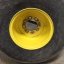 16.5/L-16.1 Goodyear Farm Utility SL I-1 on John Deere Yellow 8-Hole Implement 65%