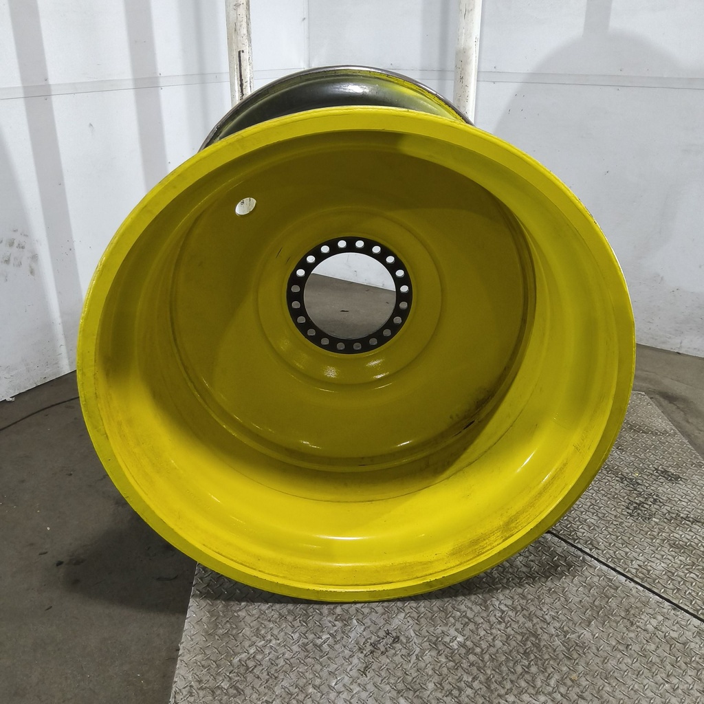 44"W x 46"D, John Deere Yellow 20-Hole Formed Plate , 1.12" Offset