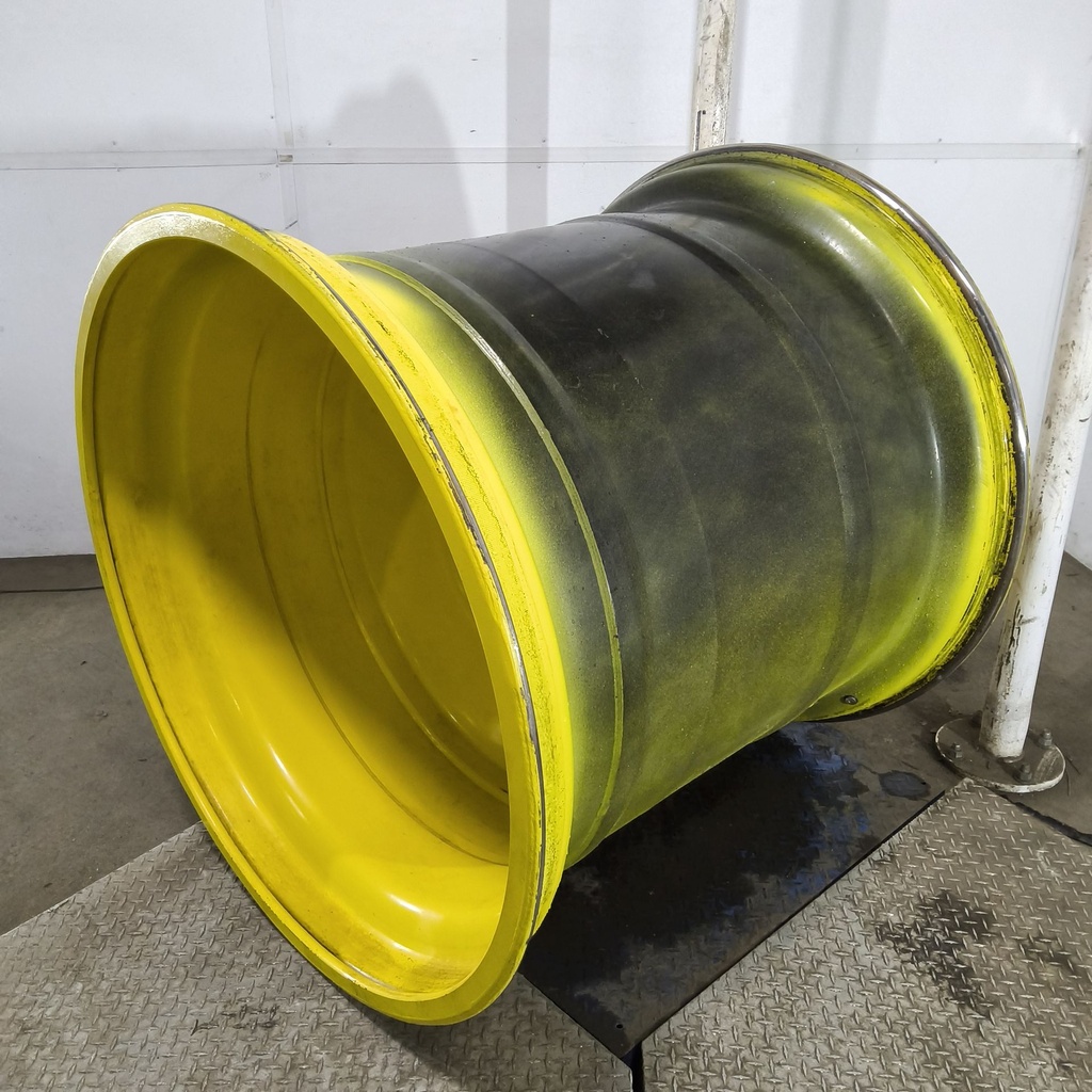44"W x 46"D, John Deere Yellow 20-Hole Formed Plate , 1.12" Offset