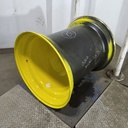 36"W x 32"D, John Deere Yellow 12-Hole Formed Plate , -9.88" Offset