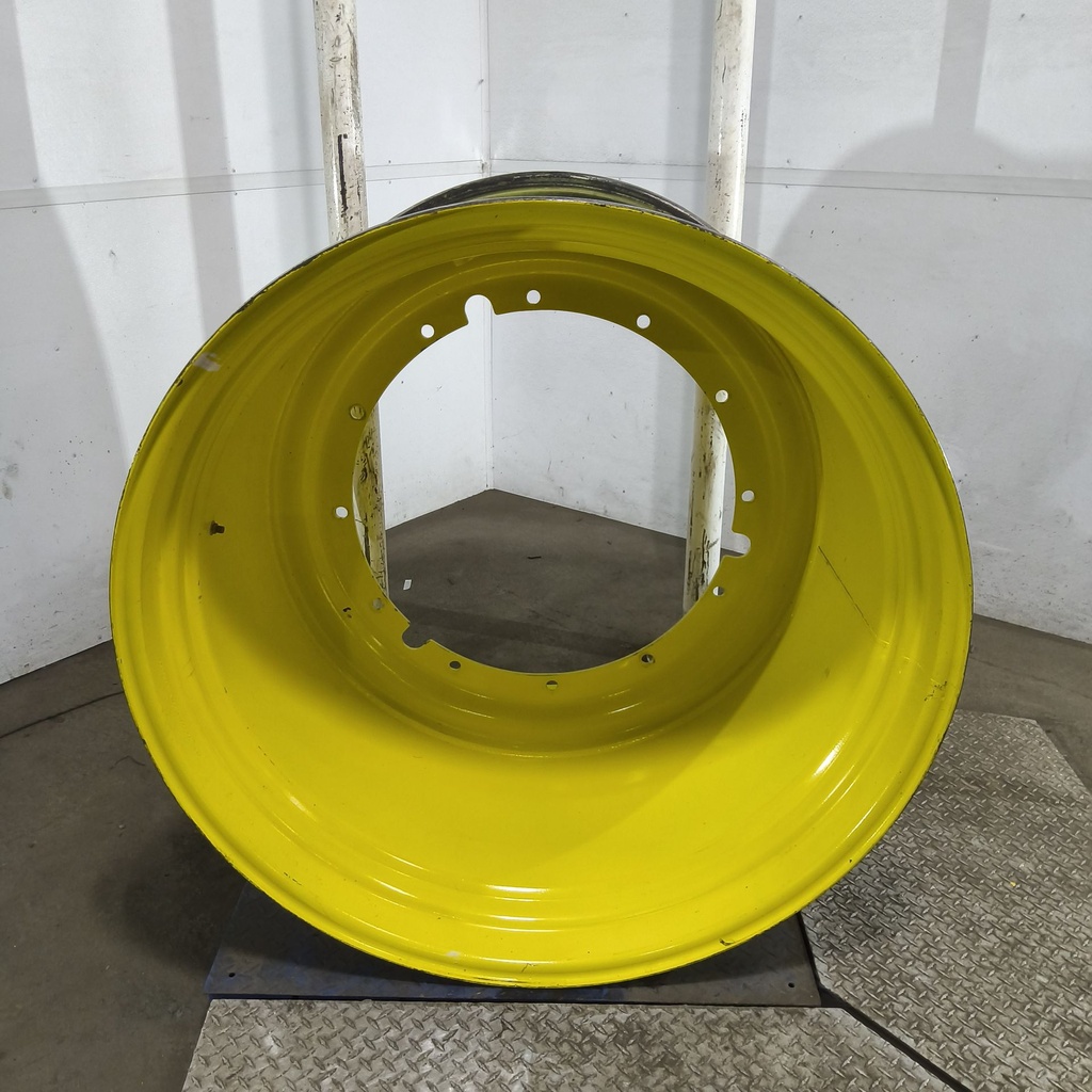 38"W x 46"D, John Deere Yellow 12-Hole Stub Disc , -6.25" Offset