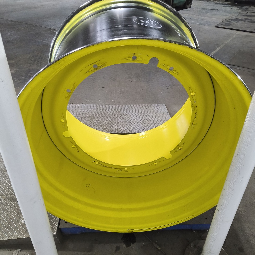 38"W x 46"D, John Deere Yellow 12-Hole Stub Disc , -6.25" Offset