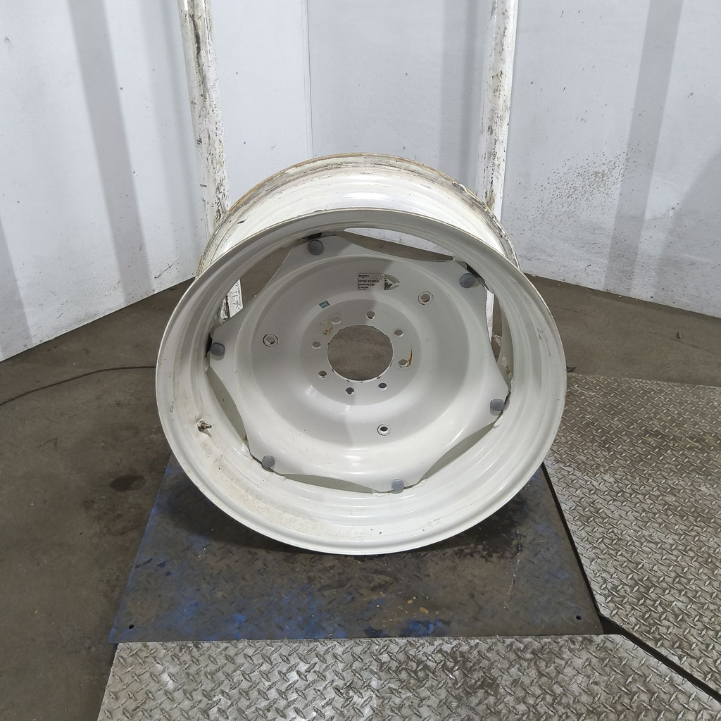 14"W x 30"D, Ford / New Holland White 6-Hole Rim with Clamp/Loop Style