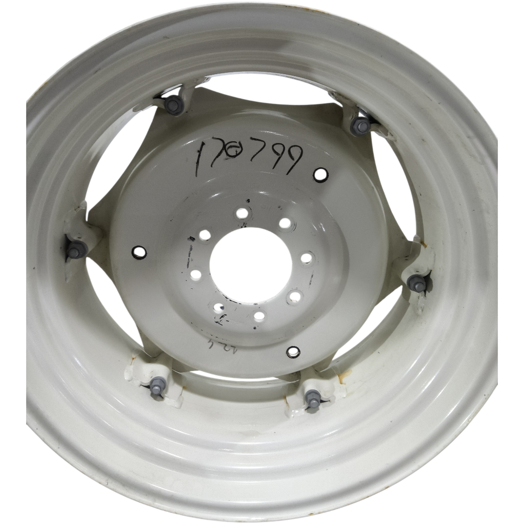 8-Hole Clamp/Loop Style Center for 34" Rim, Ford / New Holland White