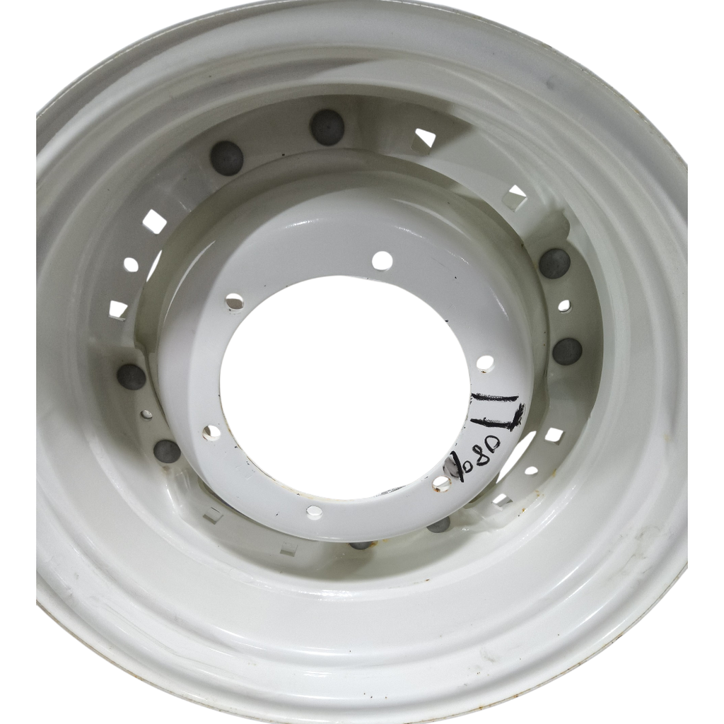 6-Hole Waffle Disc (Groups of 2 Bolts) Center for 24" Rim, Ford / New Holland White