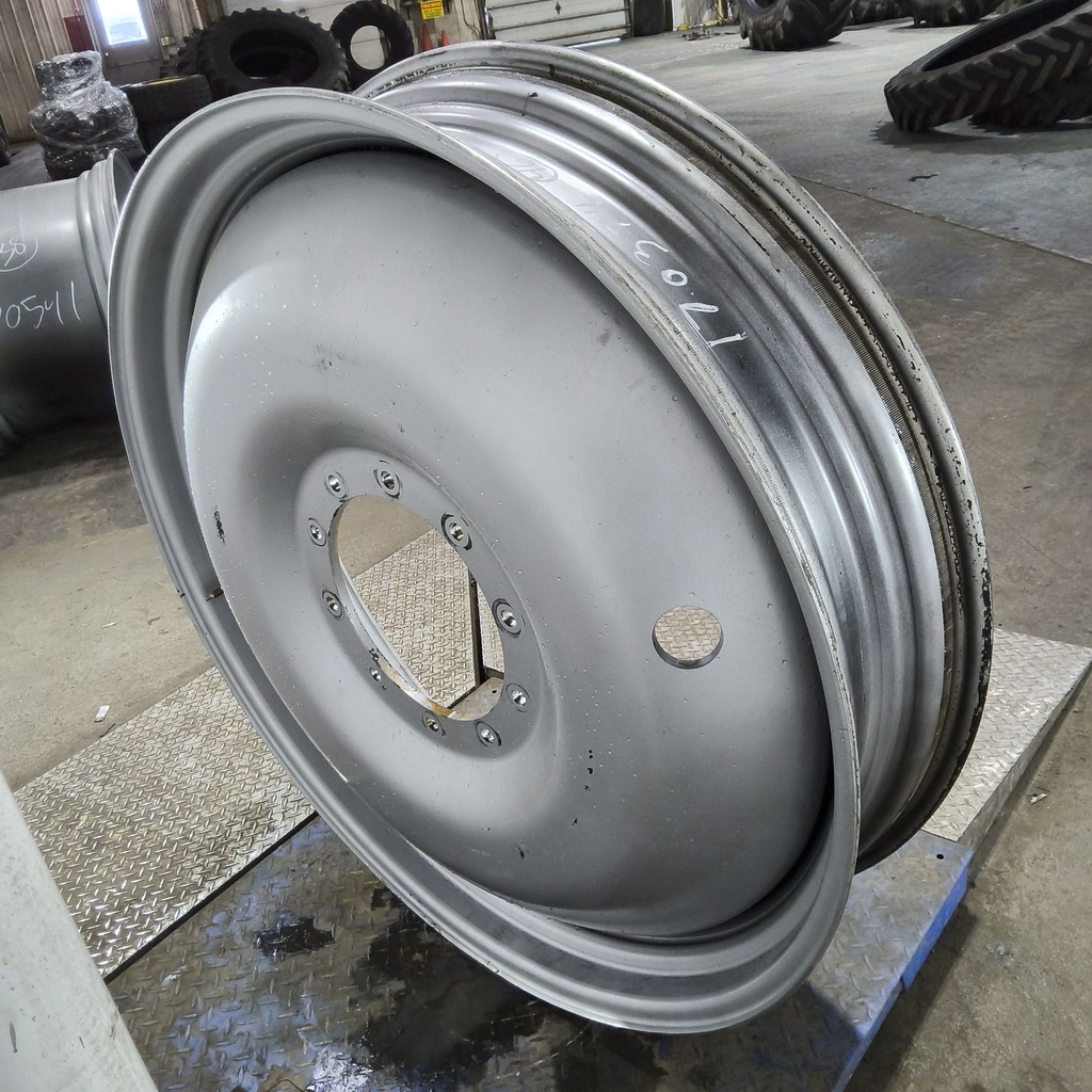 10"W x 46"D, Case IH Silver Mist 10-Hole Bubble Disc , 4.5" Offset