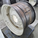 25"W x 38"D, Ford / New Holland White 10-Hole Formed Plate , -6.12" Offset