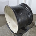 25"W x 38"D, Ford / New Holland White 10-Hole Formed Plate , -6.12" Offset