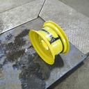 7"W x 14"D, John Deere Yellow 6-Hole Implement , 1.88" Offset