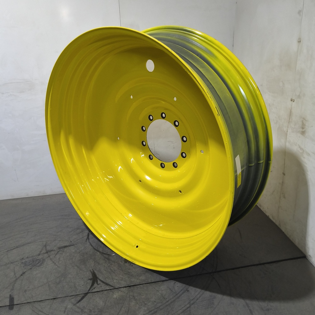 16"W x 50"D, John Deere Yellow 10-Hole Formed Plate , -6.75" Offset