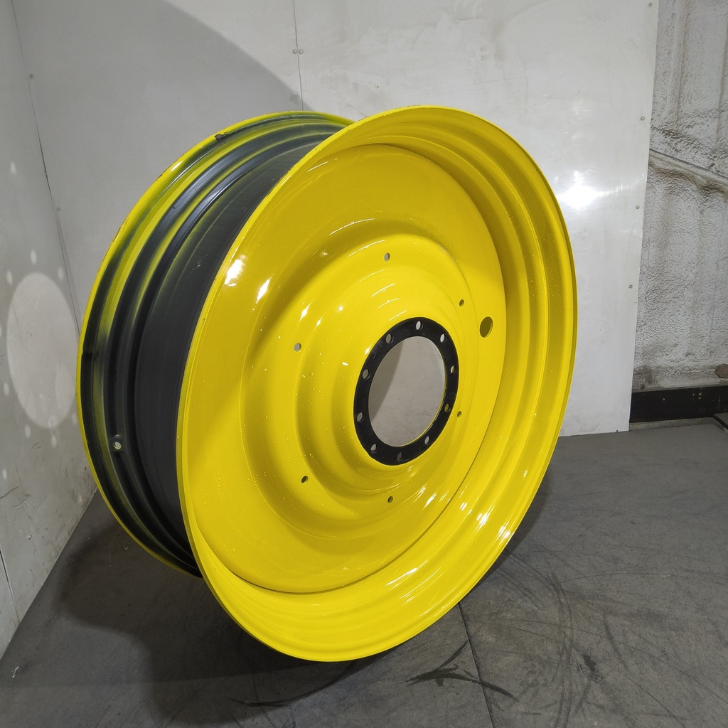 16"W x 50"D, John Deere Yellow 10-Hole Formed Plate , -6.75" Offset
