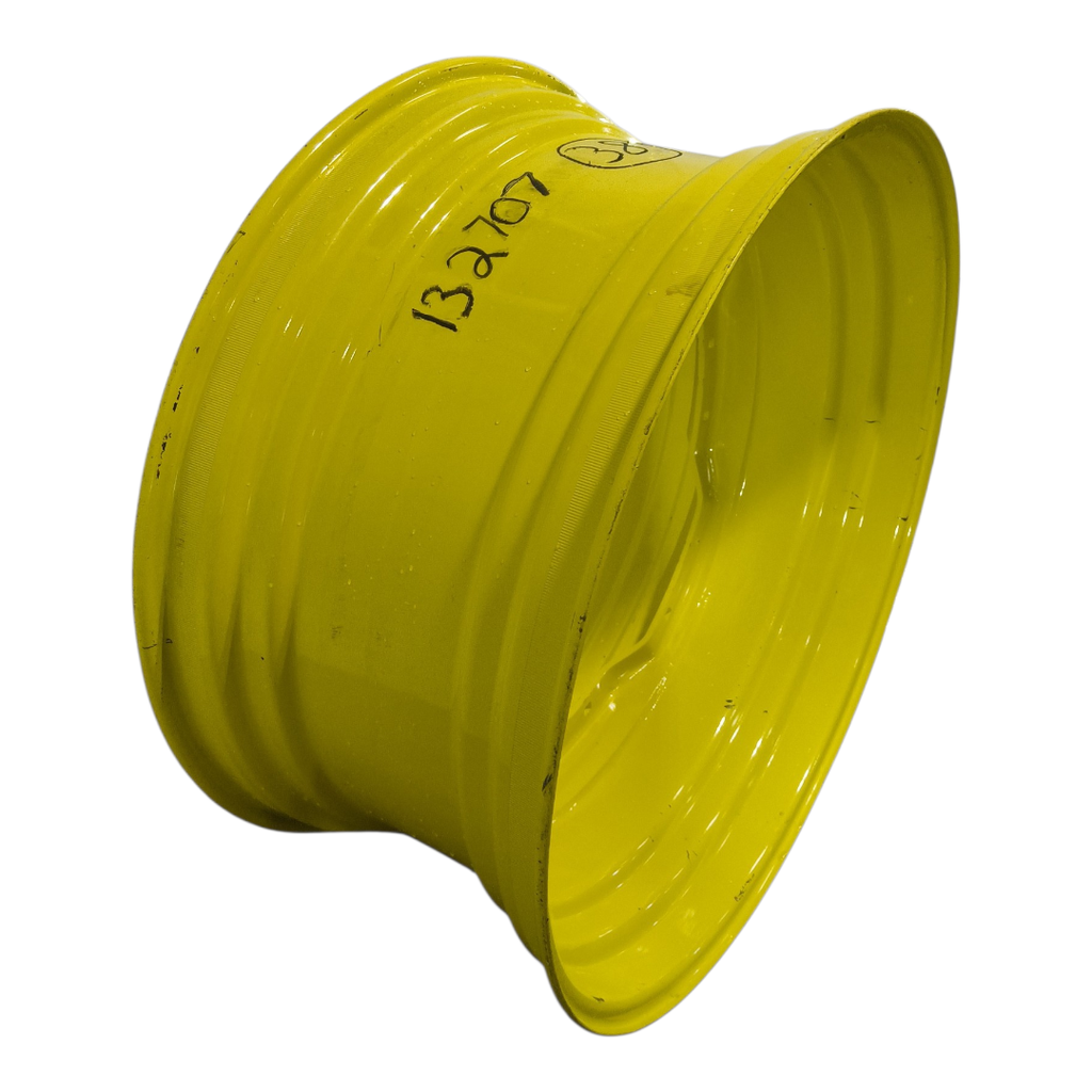 18"W x 38"D, John Deere Yellow 8-Hole Waffle Wheel (Groups of 3 bolts)