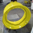 18"W x 38"D, John Deere Yellow 8-Hole Waffle Wheel (Groups of 3 bolts)