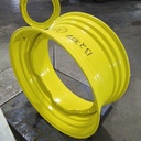 18"W x 38"D, John Deere Yellow 8-Hole Waffle Wheel (Groups of 3 bolts)