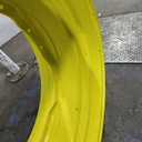 18"W x 38"D, John Deere Yellow 8-Hole Waffle Wheel (Groups of 3 bolts)