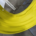 18"W x 38"D, John Deere Yellow 8-Hole Waffle Wheel (Groups of 3 bolts)