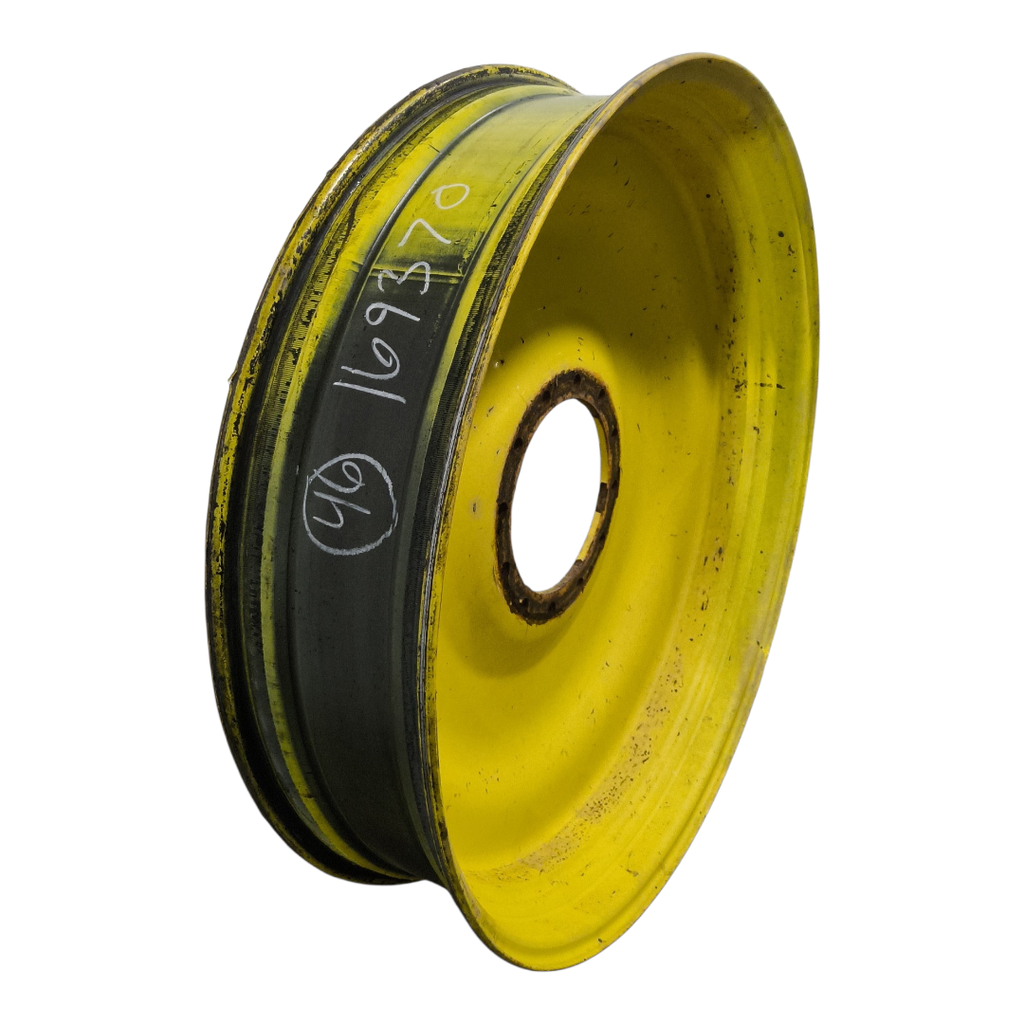 10"W x 46"D, John Deere Yellow 12-Hole Bubble Disc , 1.62" Offset