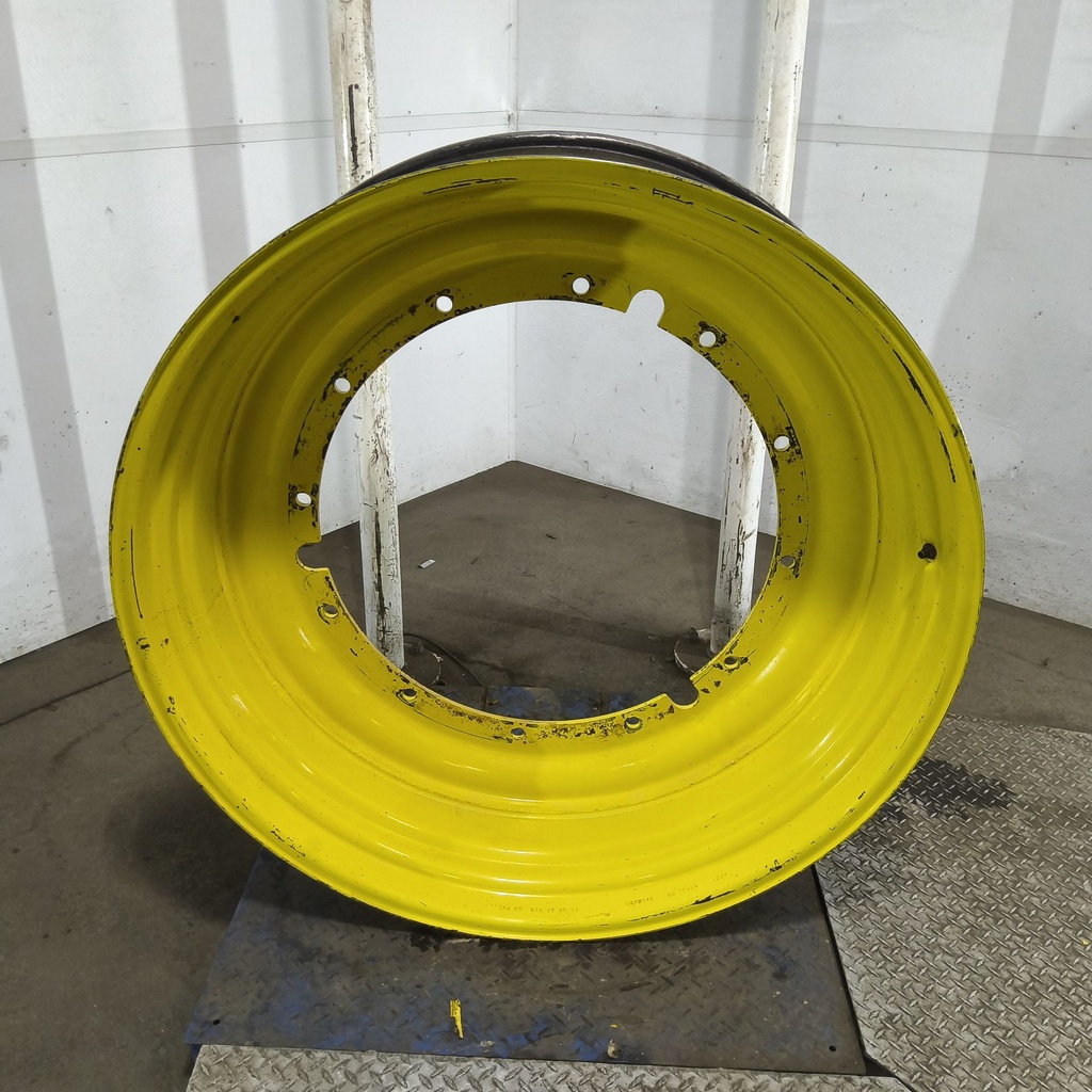 16"W x 46"D, John Deere Yellow 12-Hole Stub Disc , -3.25" Offset