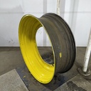 16"W x 46"D, John Deere Yellow 12-Hole Stub Disc , -3.25" Offset