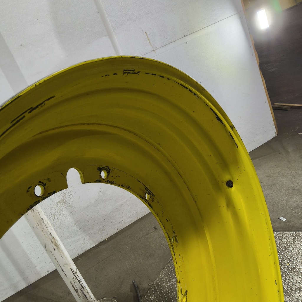 16"W x 46"D, John Deere Yellow 12-Hole Stub Disc , -3.25" Offset