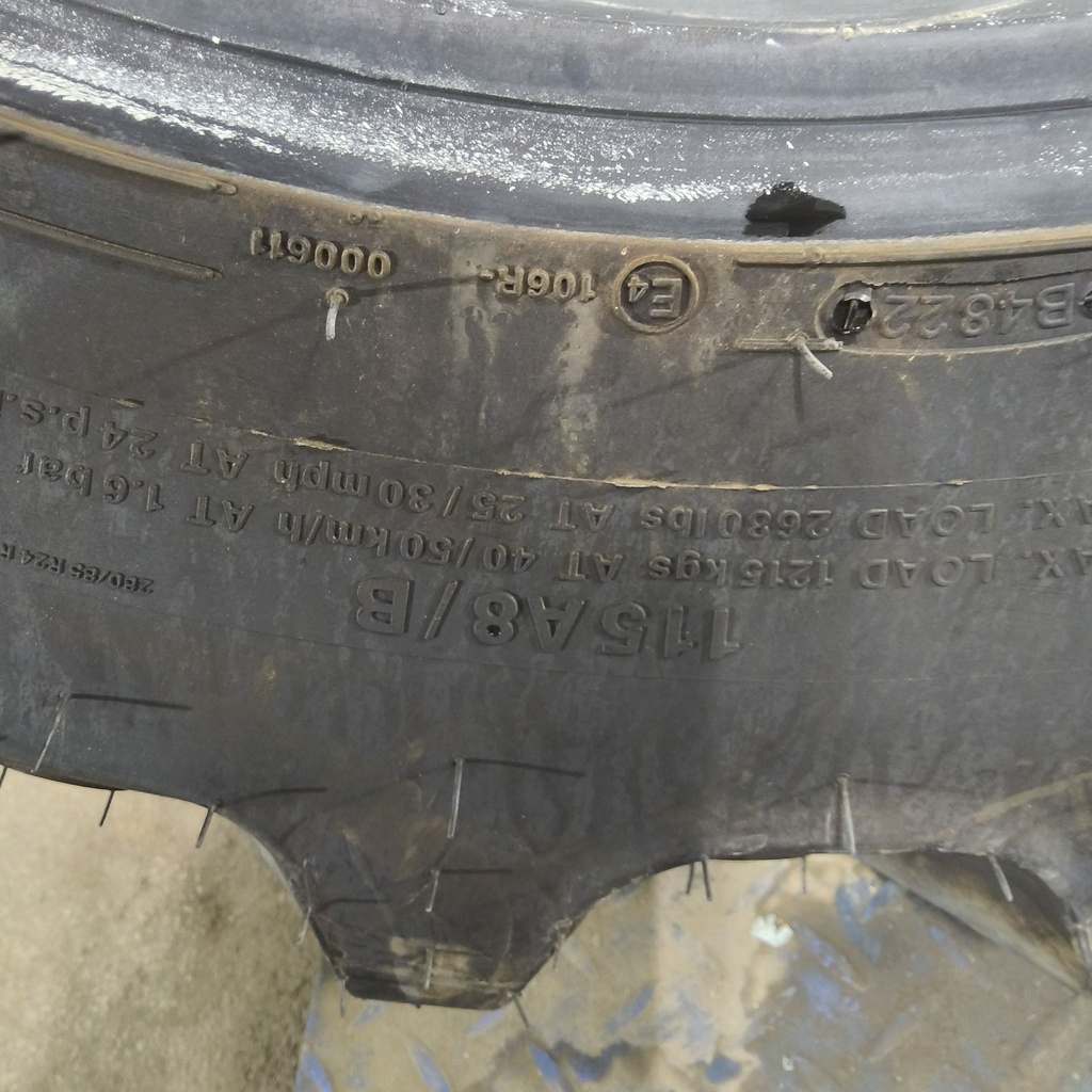 280/85R24 BKT Tires Agrimax RT 855 R-1W 115A8/112B 99%