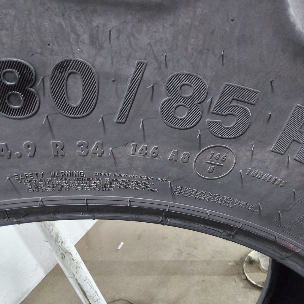 380/85R34 Mitas AC85 Radial R-1W 146A8 90%