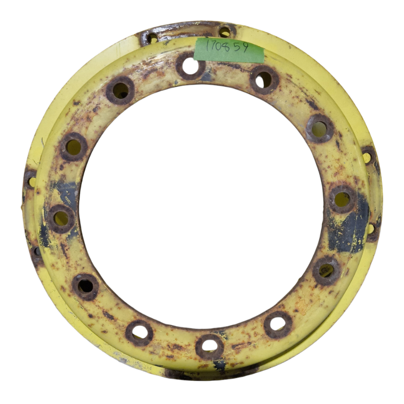 12-Hole Stub Disc (groups of 2 bolts) Center for 28" Rim, John Deere Yellow