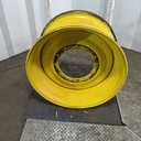 18"W x 34"D, John Deere Yellow 12-Hole Formed Plate , -2.88" Offset