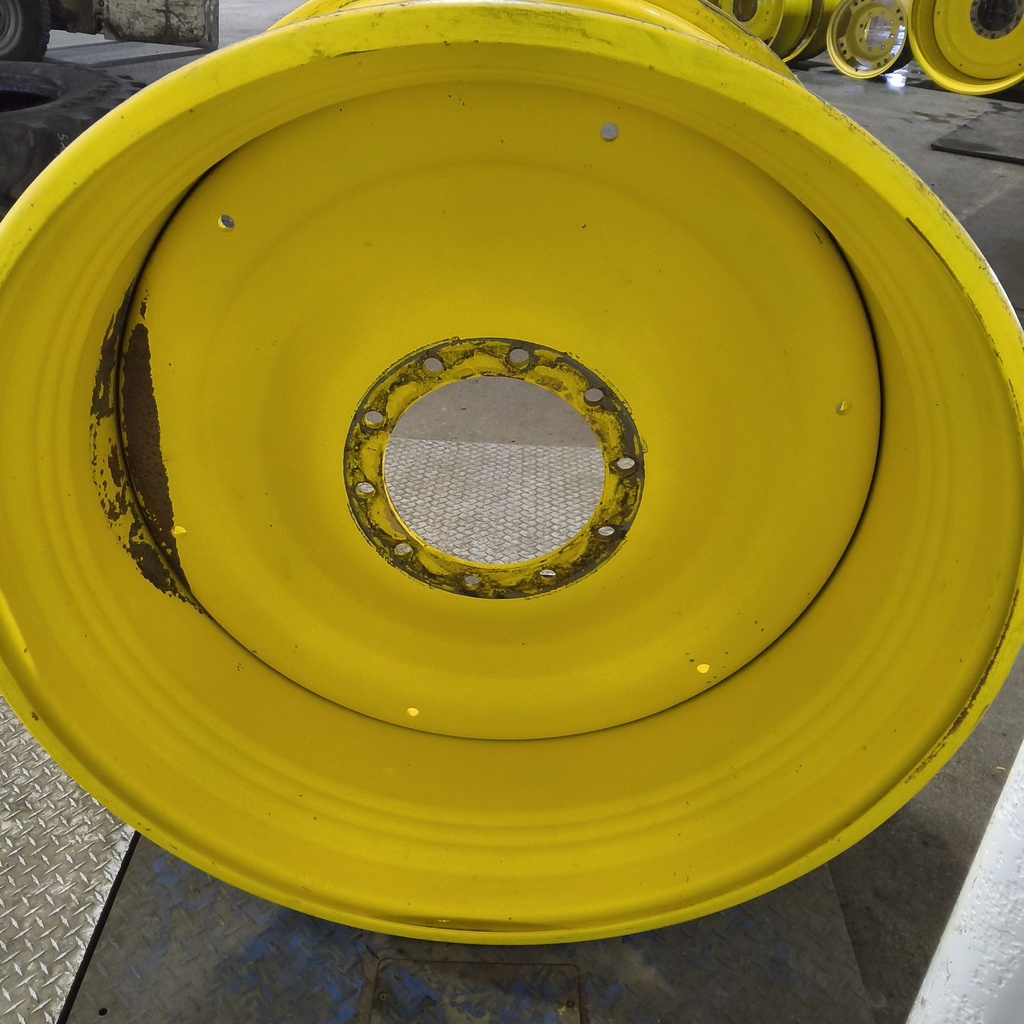 23"W x 42"D, John Deere Yellow 10-Hole Bubble Disc , -2.75" Offset