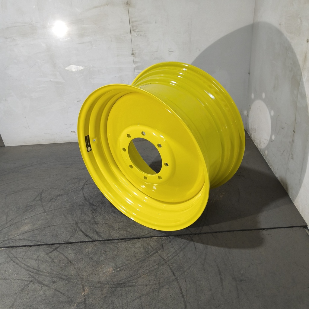 15"W x 30"D, John Deere Yellow 8-Hole Formed Plate , 4.62" Offset
