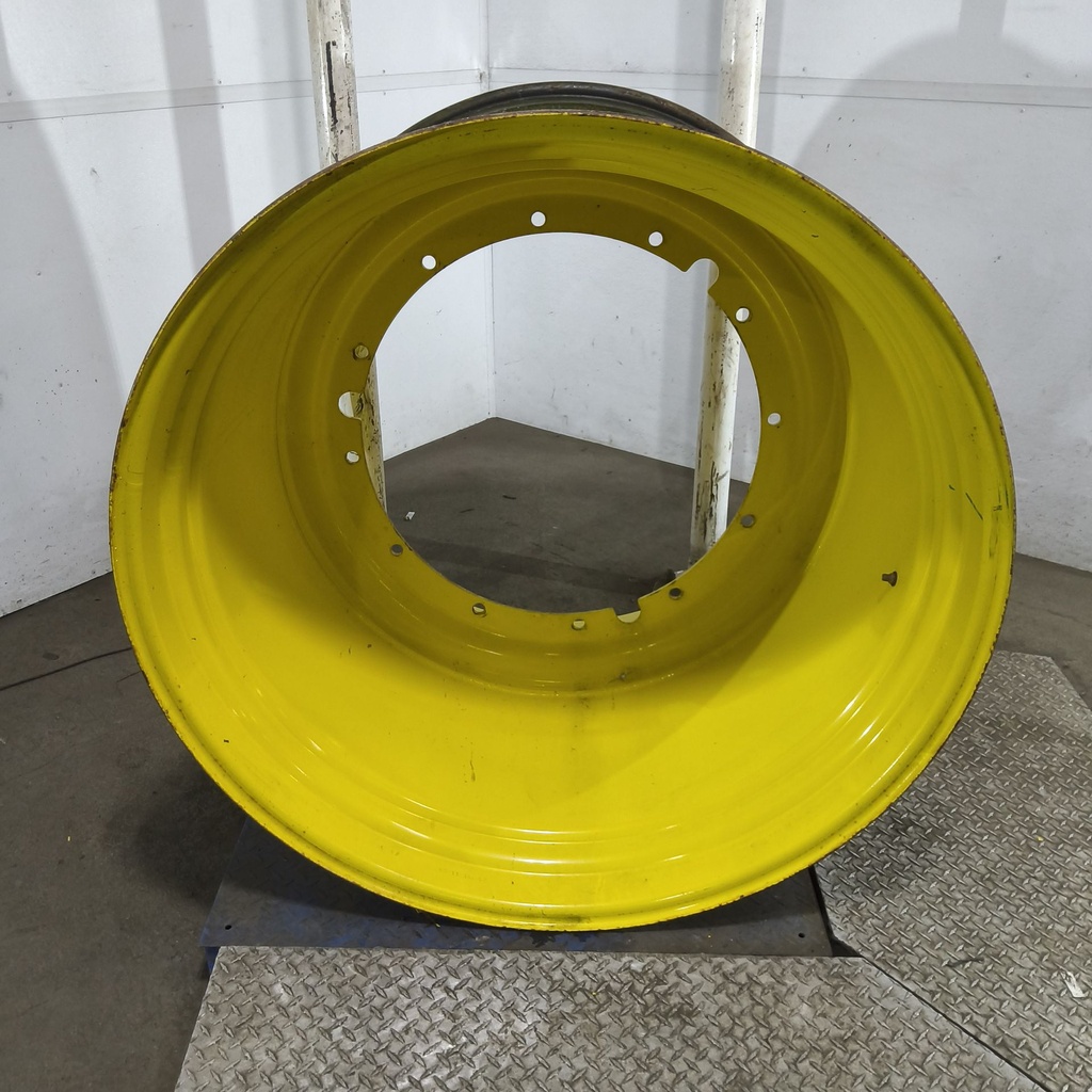 38"W x 46"D, John Deere Yellow 12-Hole Stub Disc , -6.25" Offset
