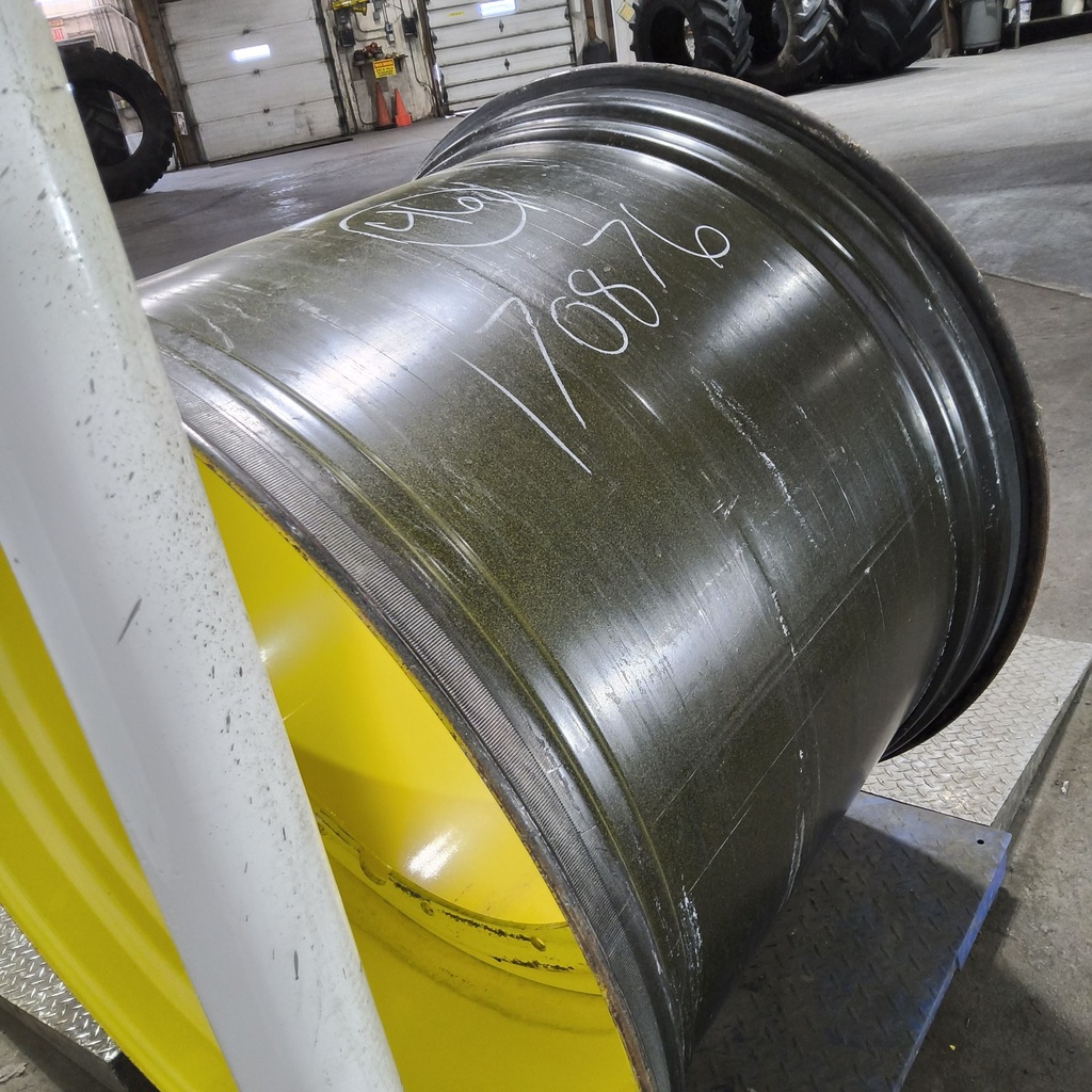 38"W x 46"D, John Deere Yellow 12-Hole Stub Disc , -6.25" Offset