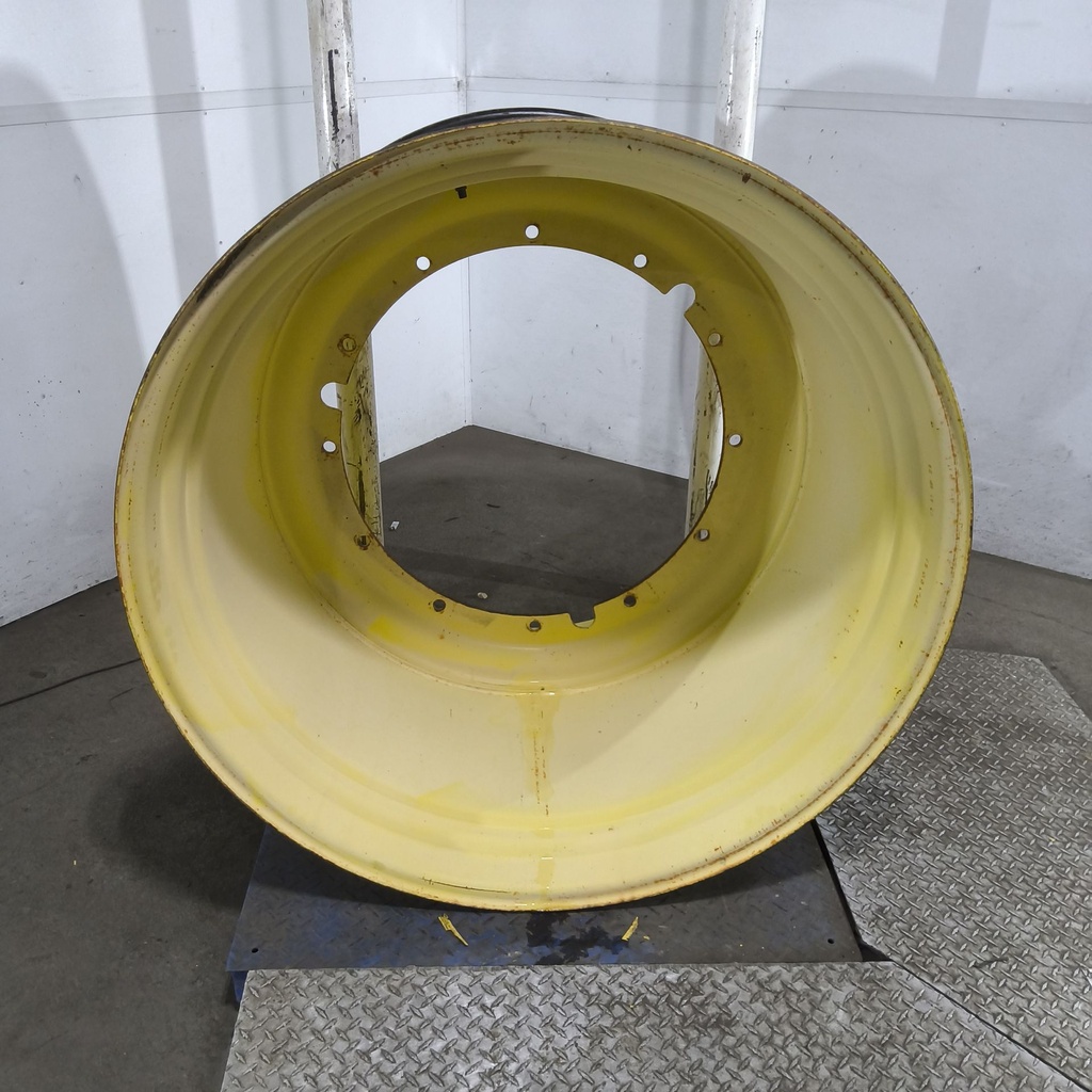 38"W x 46"D, John Deere Yellow 12-Hole Stub Disc , -6.25" Offset