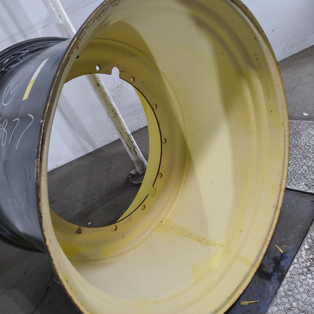 38"W x 46"D, John Deere Yellow 12-Hole Stub Disc , -6.25" Offset