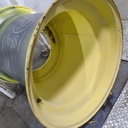 36"W x 32"D, John Deere Yellow 12-Hole Formed Plate , -9.62" Offset