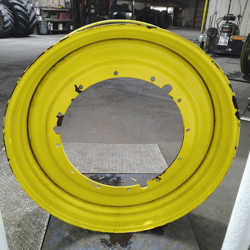 15"W x 50"D, John Deere Yellow 12-Hole Stub Disc , -3.12" Offset