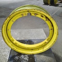10"W x 38"D, John Deere Yellow 12-Hole Stub Disc , 1.88" Offset
