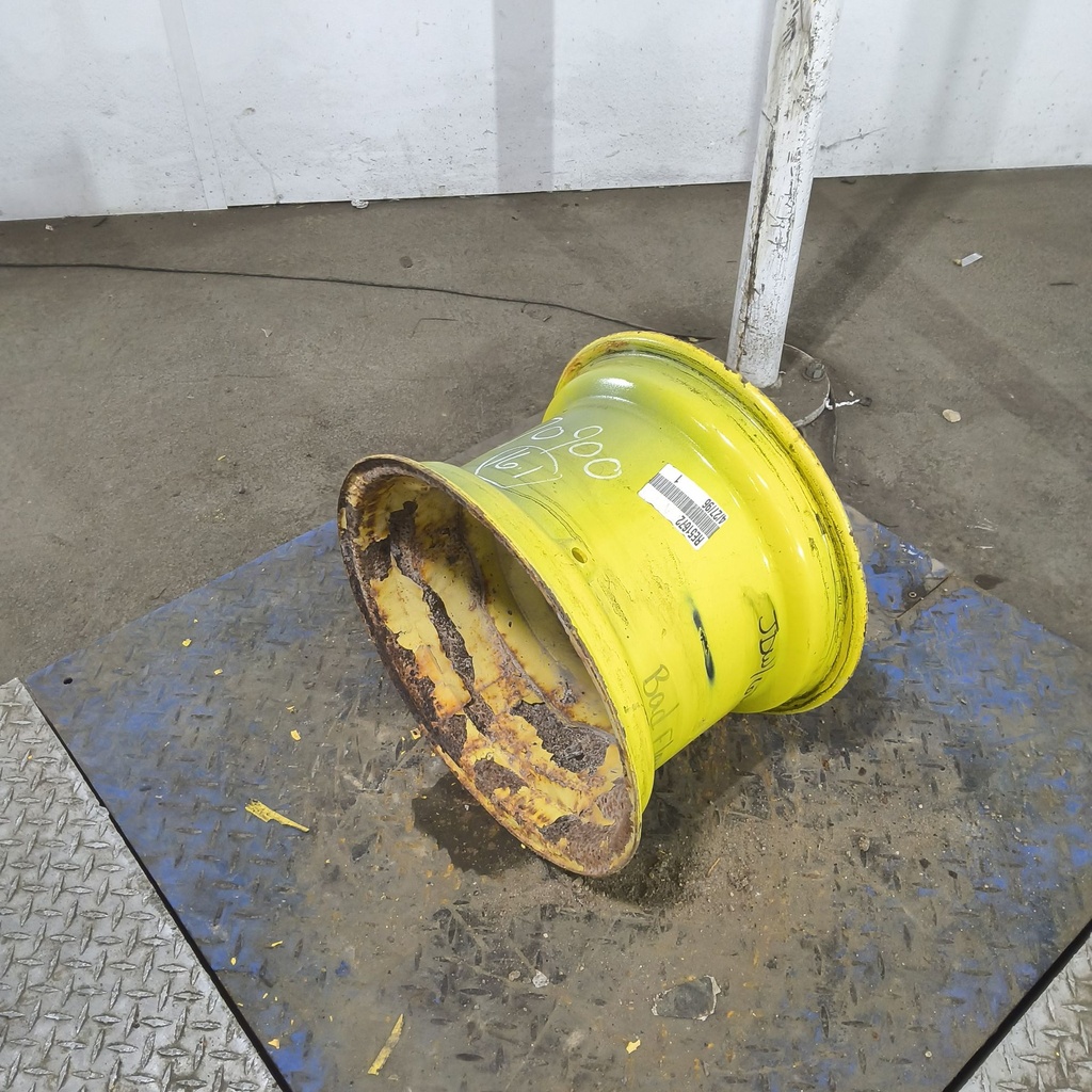 11"W x 16.1"D, John Deere Yellow 8-Hole Implement , -1.12" Offset