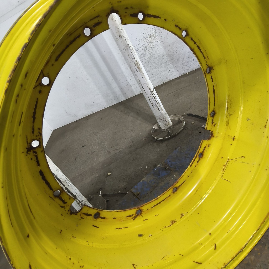 16"W x 42"D, John Deere Yellow 12-Hole Stub Disc , -6.12" Offset