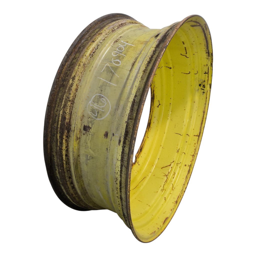 16"W x 46"D, John Deere Yellow 12-Hole Stub Disc , -6.25" Offset