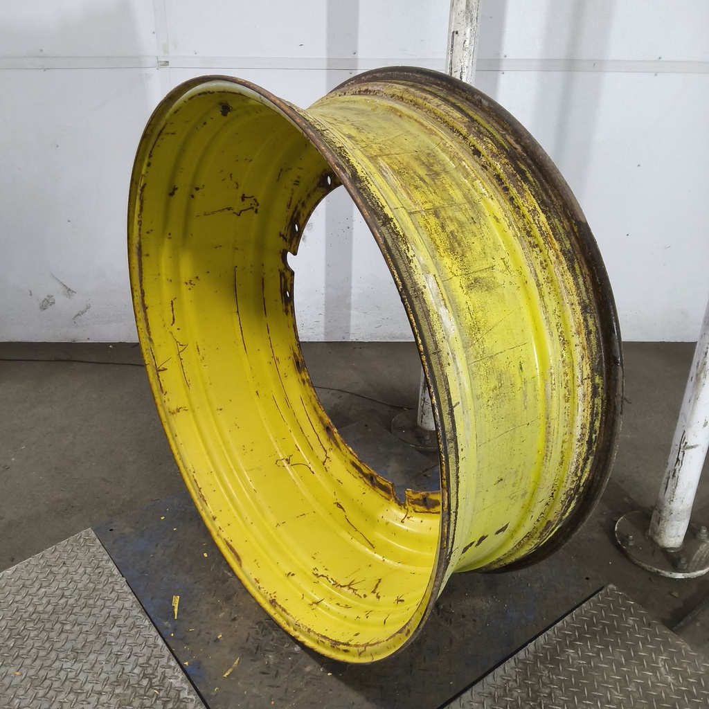 16"W x 46"D, John Deere Yellow 12-Hole Stub Disc , -6.25" Offset