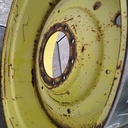 18"W x 38"D, John Deere Yellow 10-Hole Formed Plate , -3.25" Offset