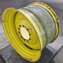 23"W x 38"D, John Deere Yellow 10-Hole Formed Plate , -5.88" Offset