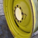 23"W x 38"D, John Deere Yellow 10-Hole Formed Plate , -5.88" Offset
