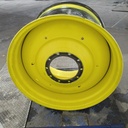 27"W x 38"D, John Deere Yellow 10-Hole Formed Plate , -11.38" Offset